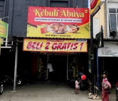 Harga Franchise Kebuli Abuya